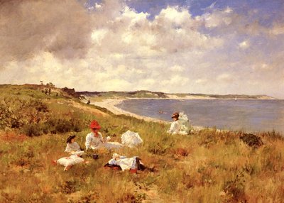 Luie Uren door William Merritt Chase